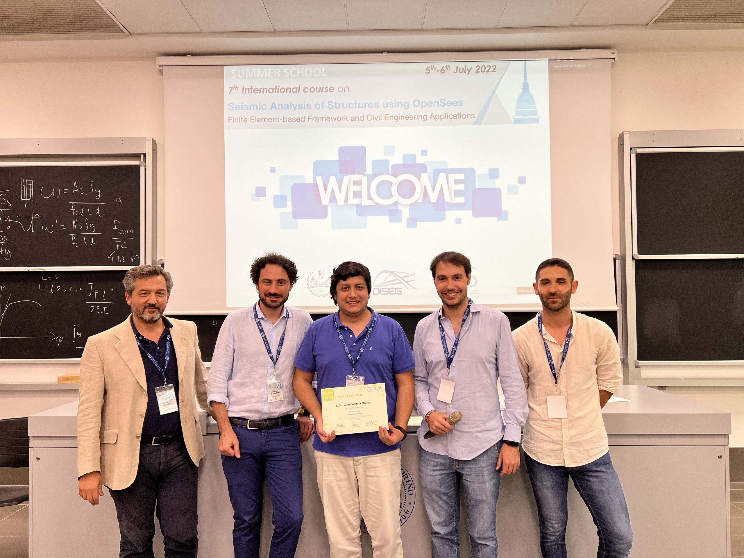 Alumno de Magíster de Ciencias en Ingeniería asiste a Seminario en Italia -  Facultad de Ingeniería