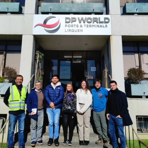 Académicos de Ingeniería UDD inician convenio de investigación con visita al puerto DP World Lirquén 